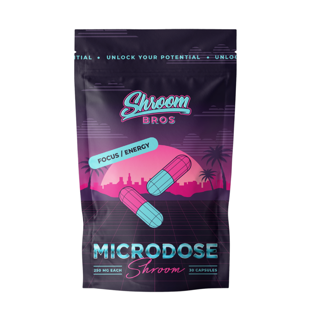 microdose magic mushrooms - focus/energy
