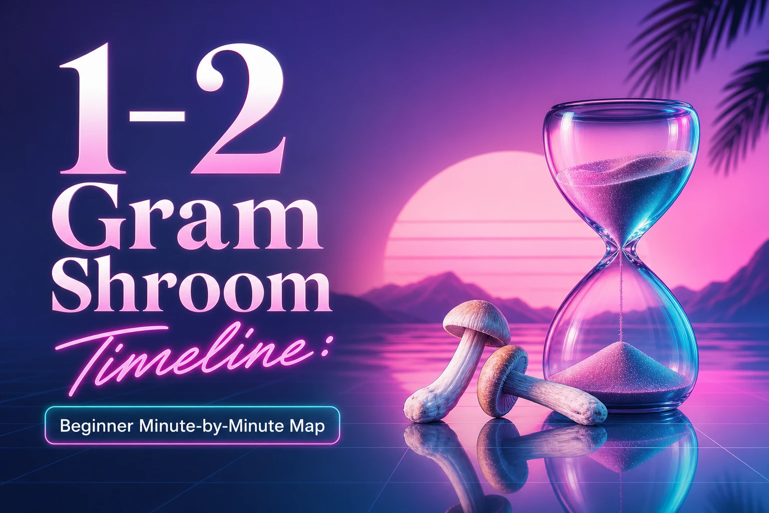 1–2 Gram Shroom Timeline: Beginner Minute-by-Minute Map